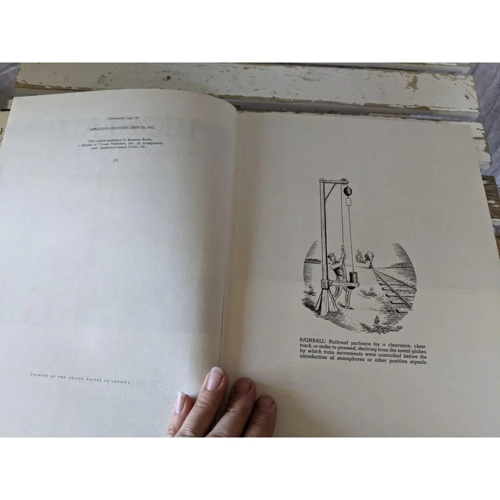 Highball A pageant trains Lucius‎ Beebe book 1945 h